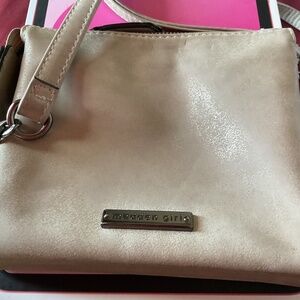 Madden Girl Beige Messenger Bag